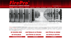 Desktop Screenshot of firepro.hr